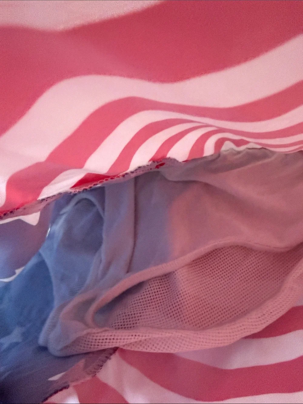 Cat & Jack Boys American Flag Swim Trunks Size L (12/14) Mesh Lined